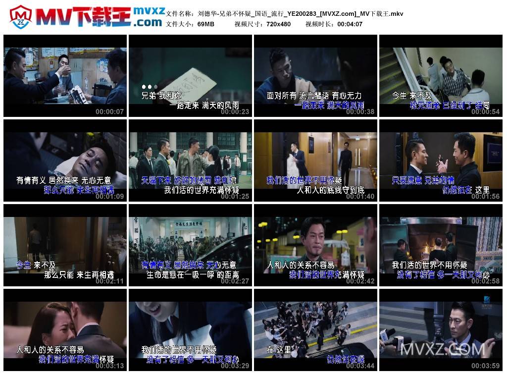 刘德华-兄弟不怀疑_国语_流行_YE200283